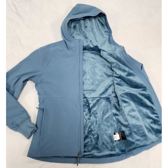 THE NORTH FACE Shelbe Raschel Hoodie Fleece Lined Zip Up Jacket Small - Picture 8 of 10